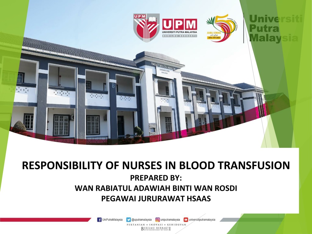 responsibilities of nurses in blood transfusi