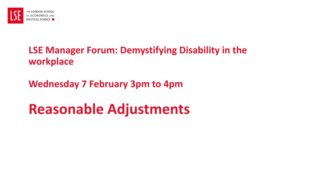 demystifying disability in the workplace understanding reasonable adjustmen