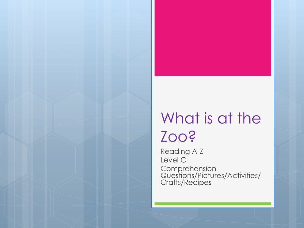 fun at the zoo reading comprehension and activities for ki