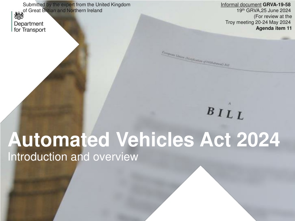 automated vehicles act 2024 overvi