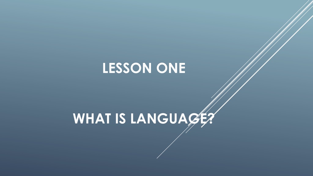 diverse definitions and perspectives on langua