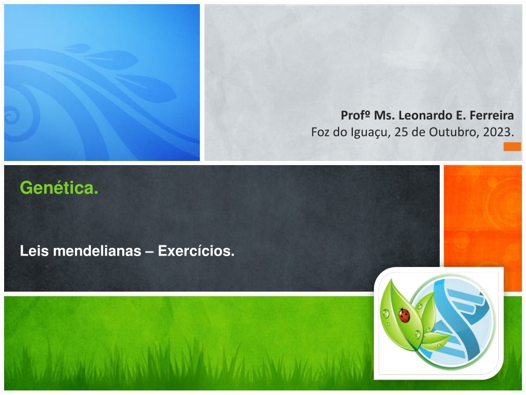 mendelian genetics exercises on the first law of mend