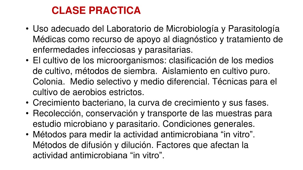 Microbiology and Medical Parasitology Laboratory Practices