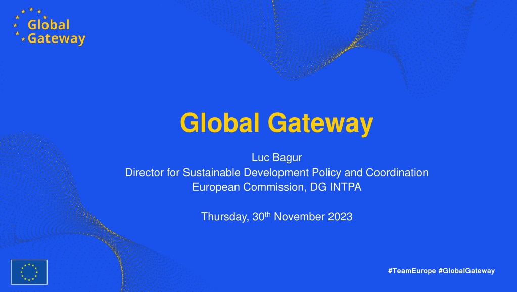 eu global gateway strategy for sustainable developme