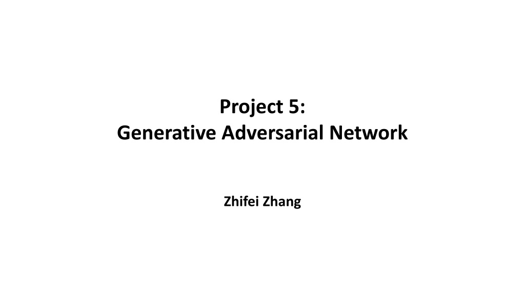 Understanding Generative Adversarial Networks (GANs)