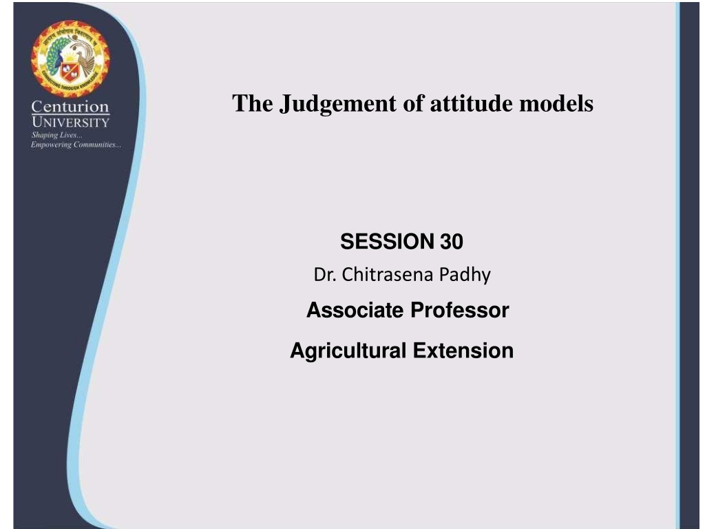 Modern Models of Attitudes: Representational vs. Constructionist Perspectives