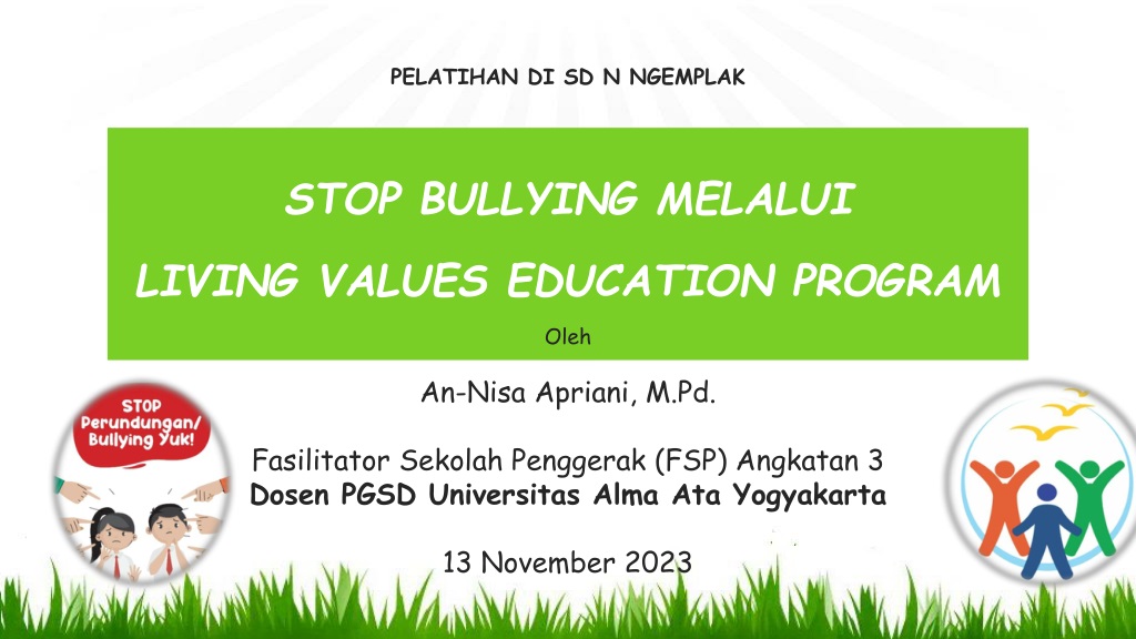 addressing bullying in schools through living values education progr