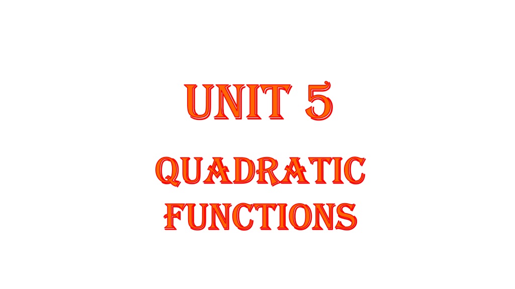 Quadratic Equations and Functions Practice & Solutions