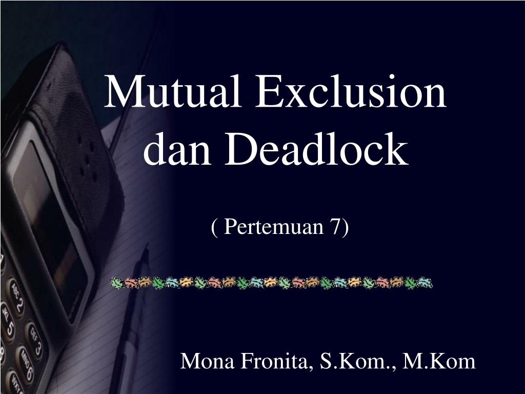 understanding mutual exclusion and deadlock in operating syste