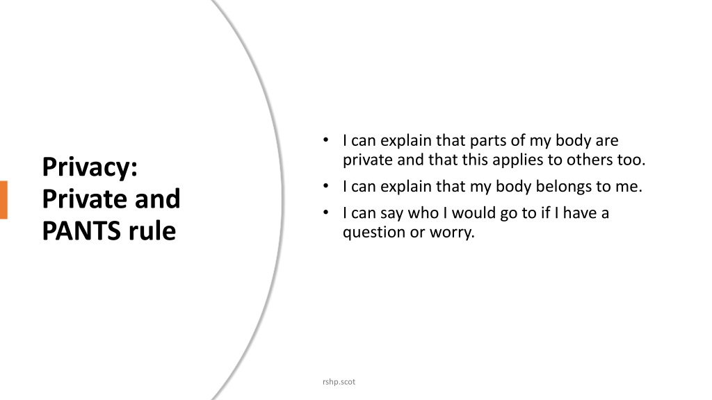 Understanding the Private Parts Rule for Children