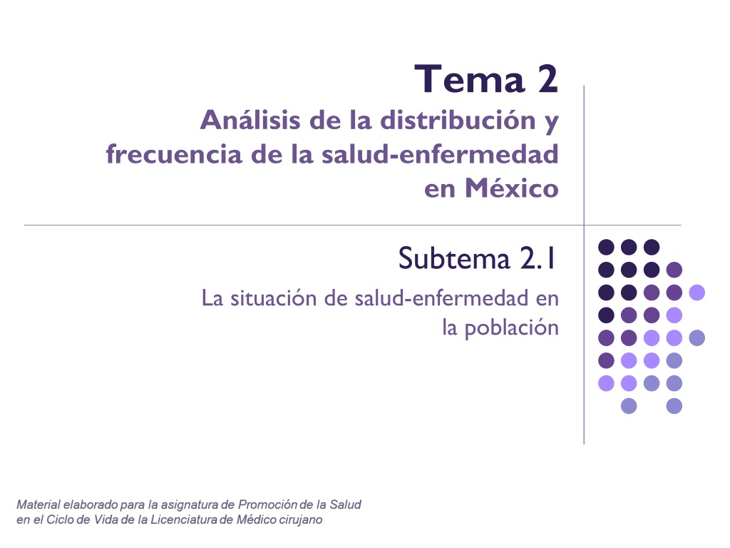 analysis of health related distribution and frequency in mexi