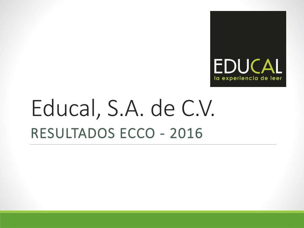 analysis of ecco results and work environment at educal s a de c v 20