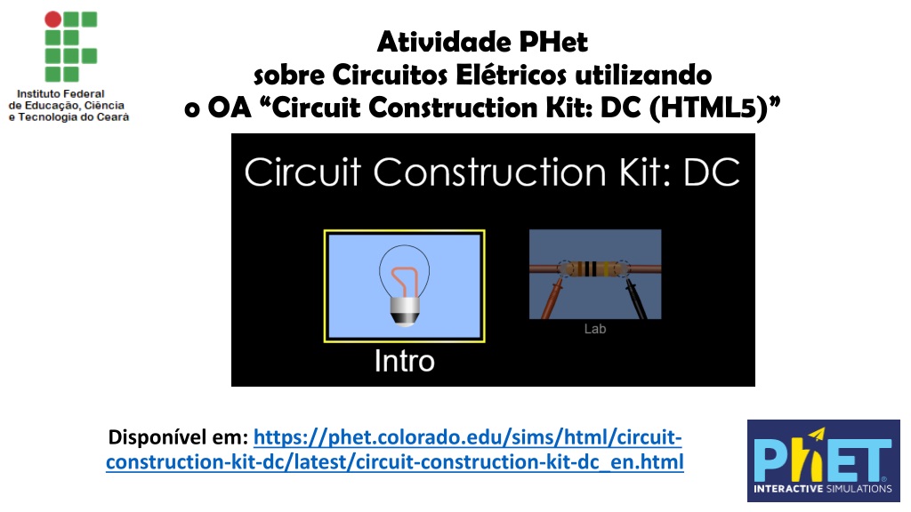understanding electrical circuits with circuit construction kit dc htm