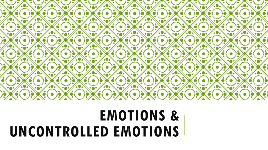 understanding emotions and behavior expressing controlling and consequenc