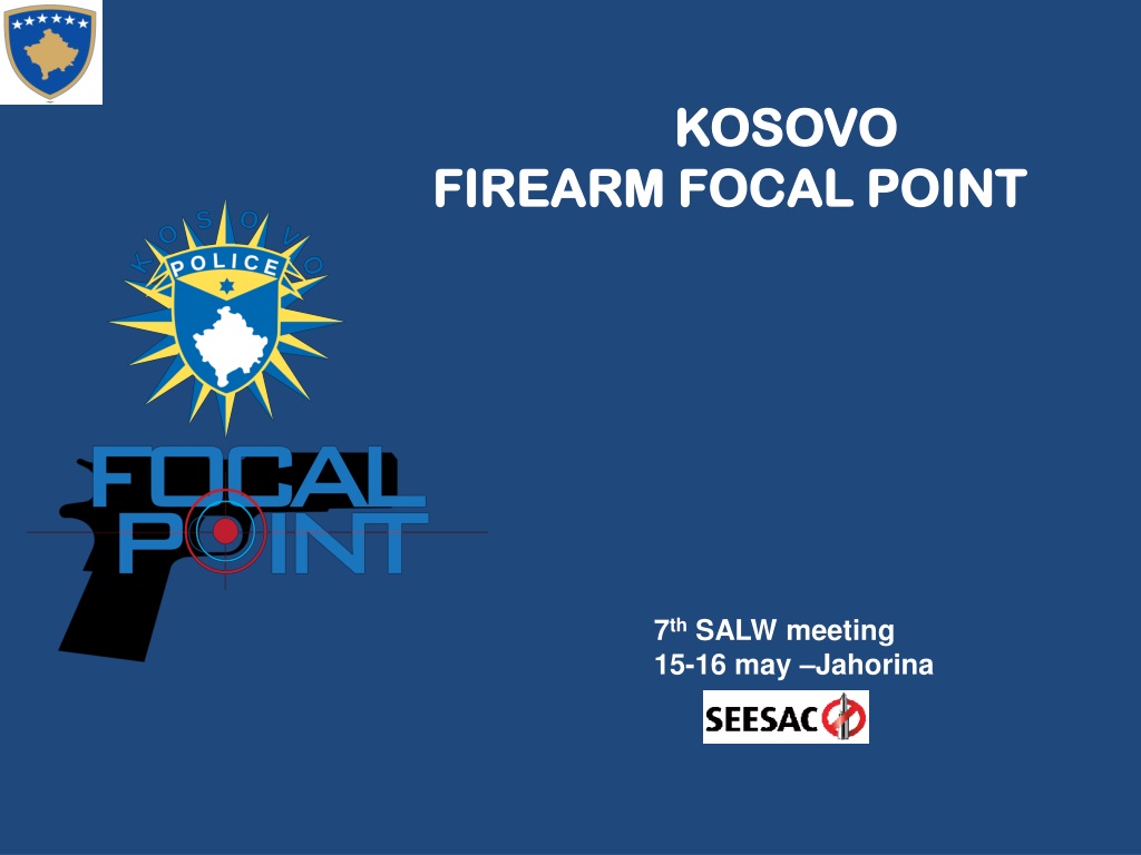 establishing firearms focal point in kosovo enhancing intelligence cooperati