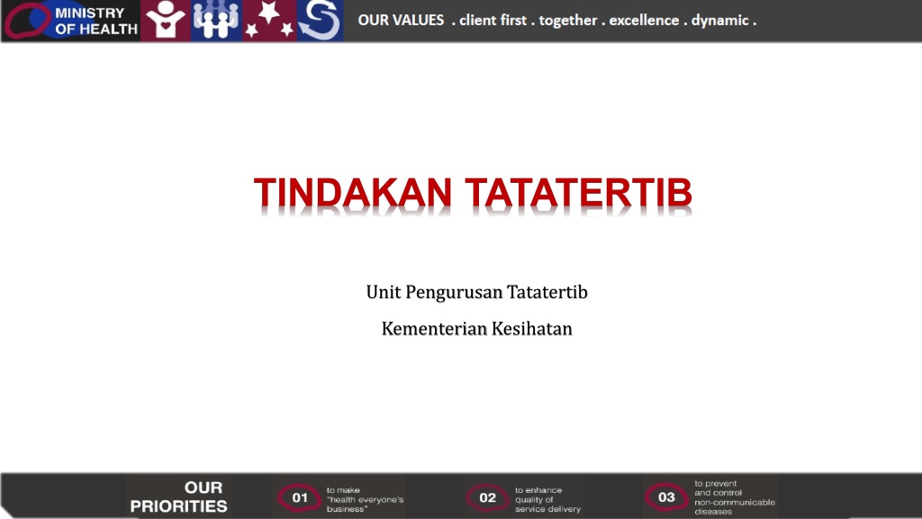 Guidelines for Employee Conduct in Workplaces under the Ministry of Health
