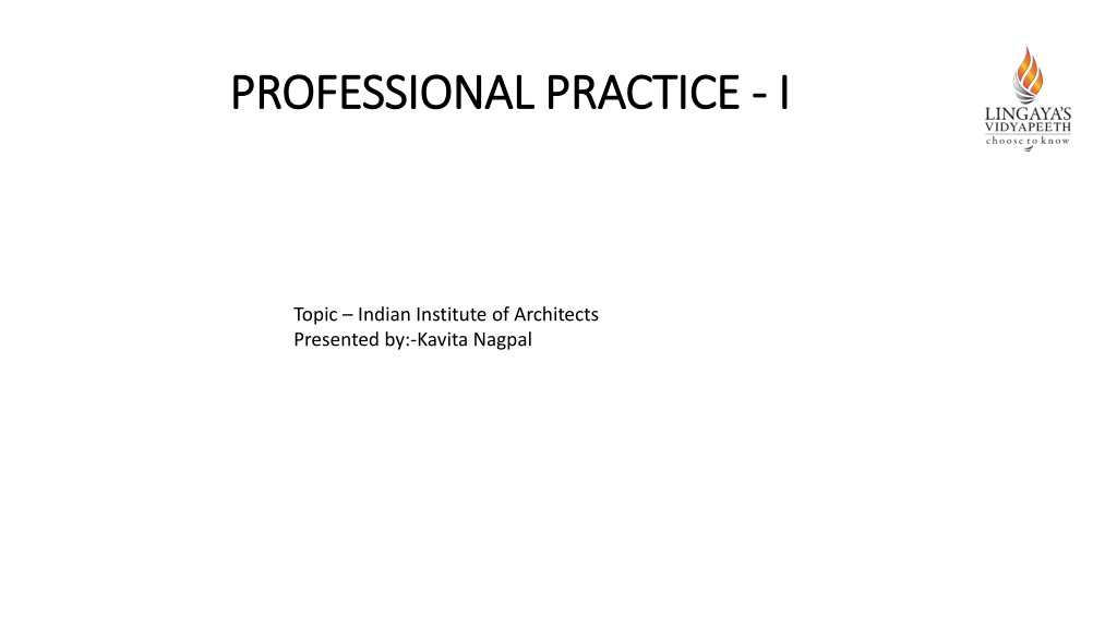 overview of indian institute of architec