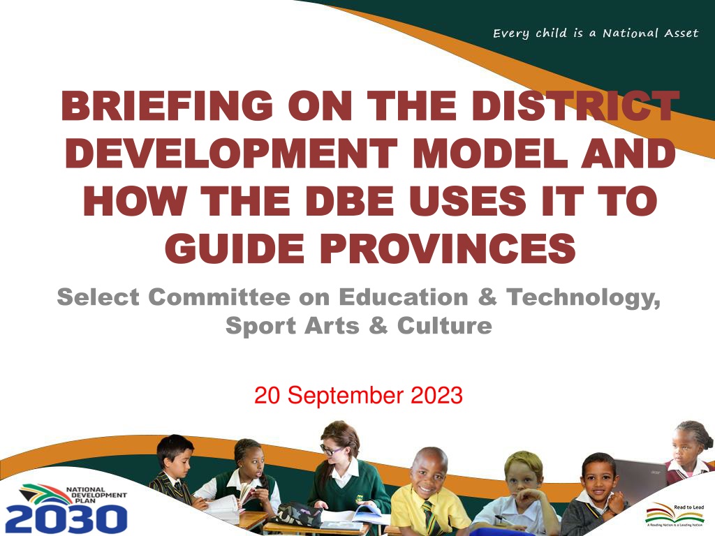 district development model implementation in education sect