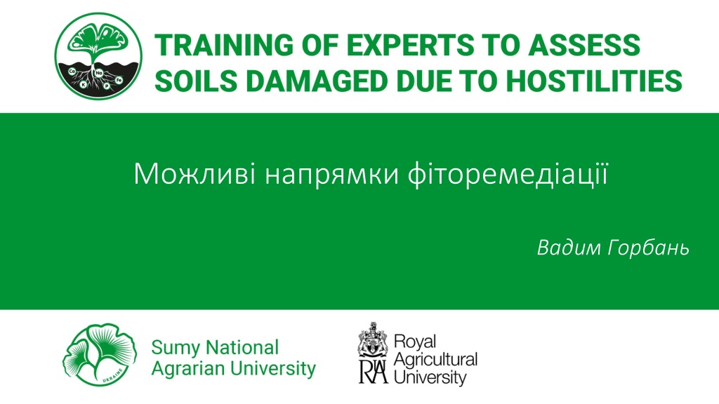 overview of phytoremediation by vadim horban methods and applicatio