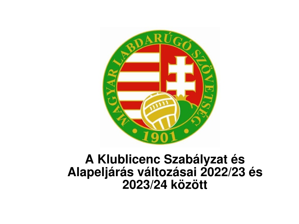 changes in club licensing regulations and procedures 2022 23 and 2023 