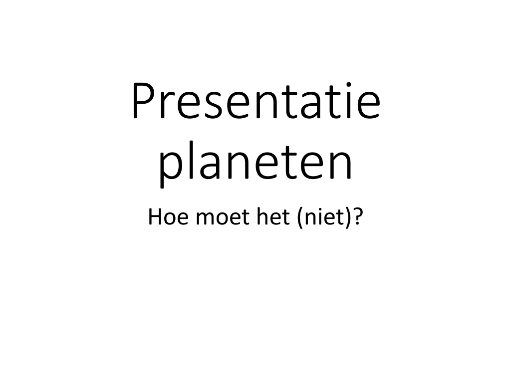 Exploring Planets in Our Solar System