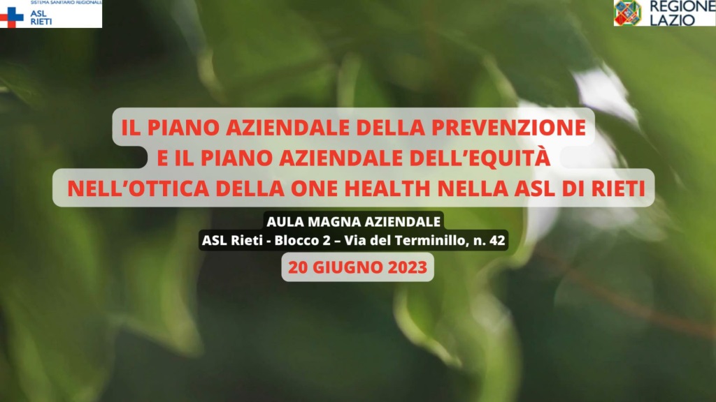 epidemiological overview of infectious diseases and one health approach in the lazio regi