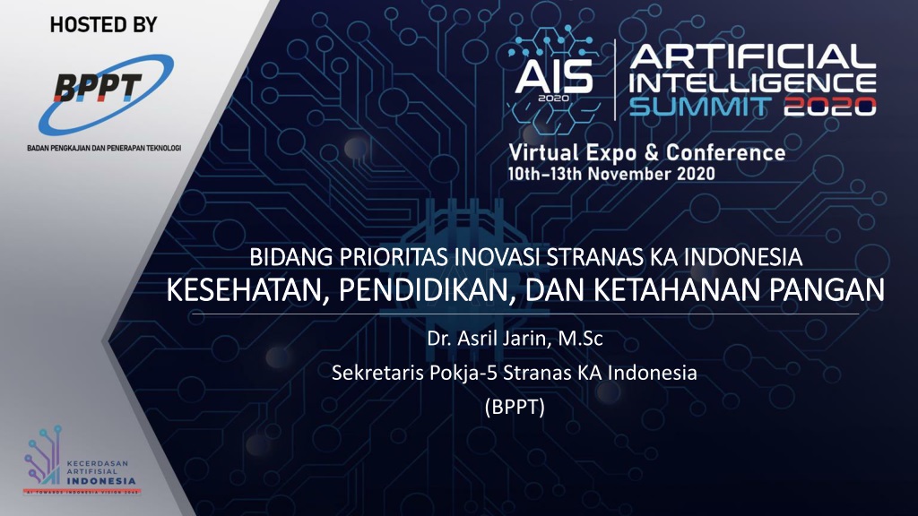 Innovations in Healthcare Prioritized by Indonesia's National Research and Innovation Strategic Plan
