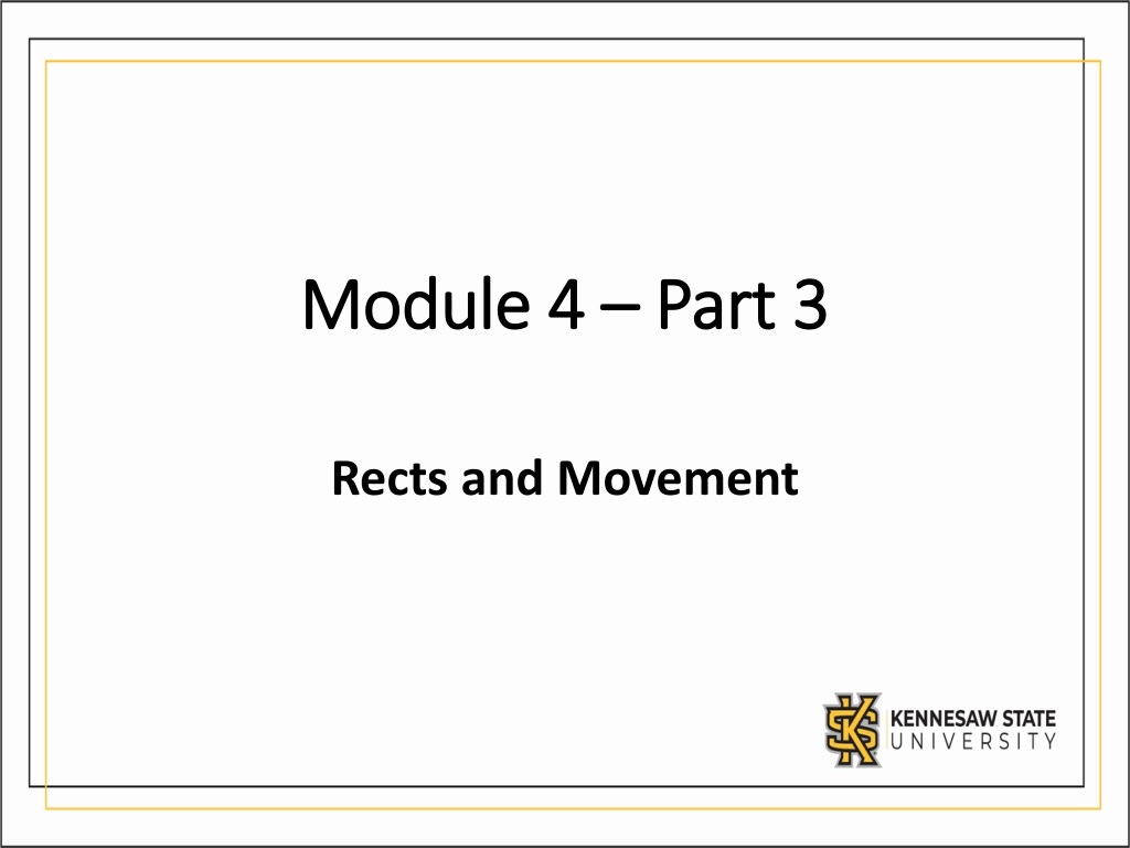 PPT - Understanding Rectangles and Movement in Pygame PowerPoint ...