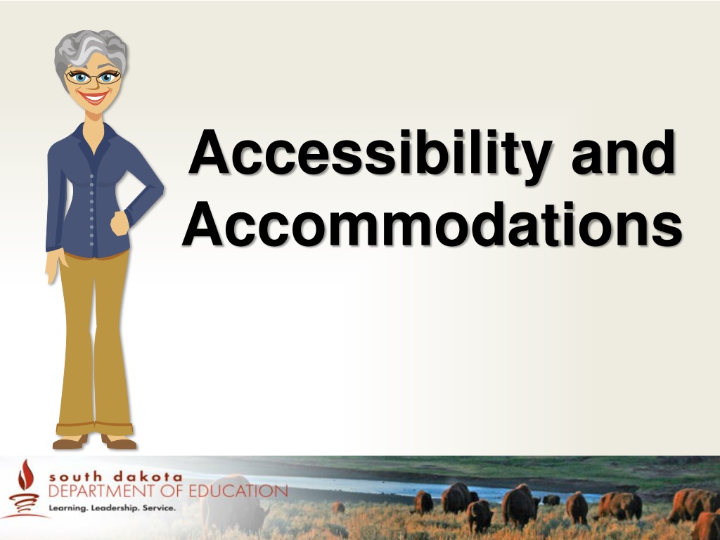 guidelines for accessibility and accommodations in south dakota tes