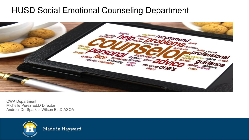 1. School Counseling Services Overview and Social-Emotional Counseling Program
2. This overview highlights the School Co
