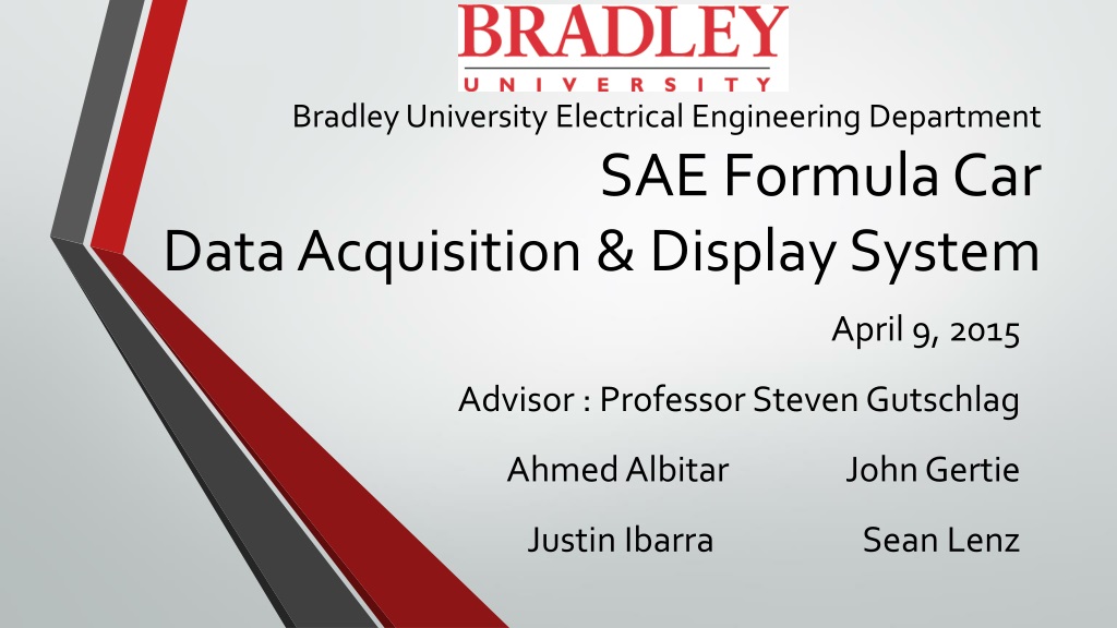 advanced data acquisition system for formula racing car at bradley universi