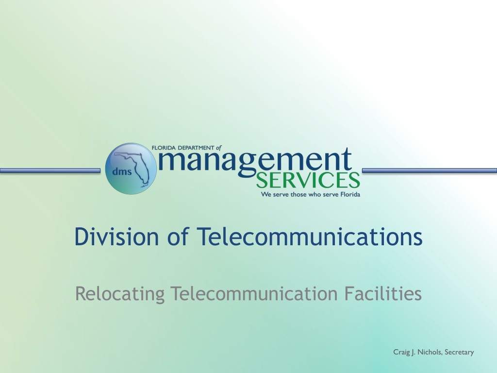 relocation of telecommunication facilities guidelin