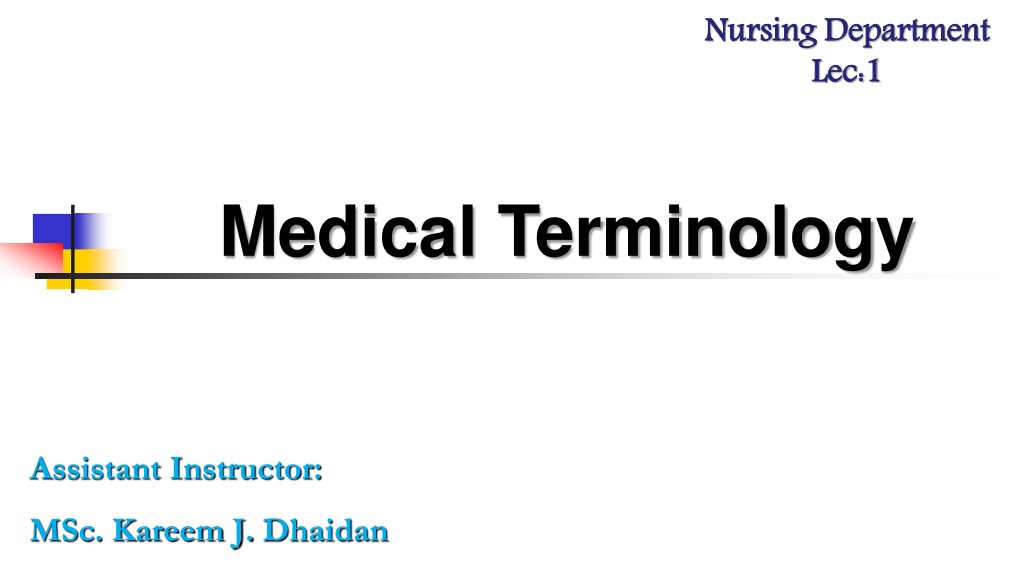 understanding medical terminology basics for nursing studen