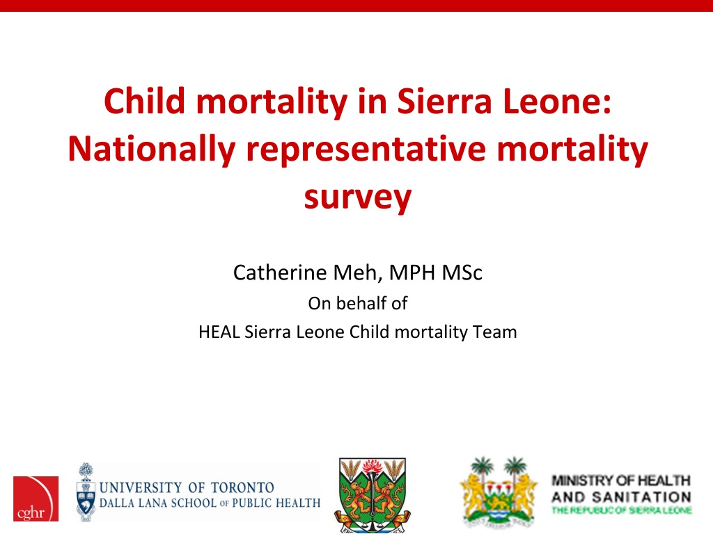 child mortality in sierra leone key findings and implicatio