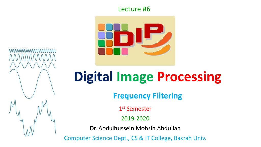 understanding frequency filtering in digital image processi