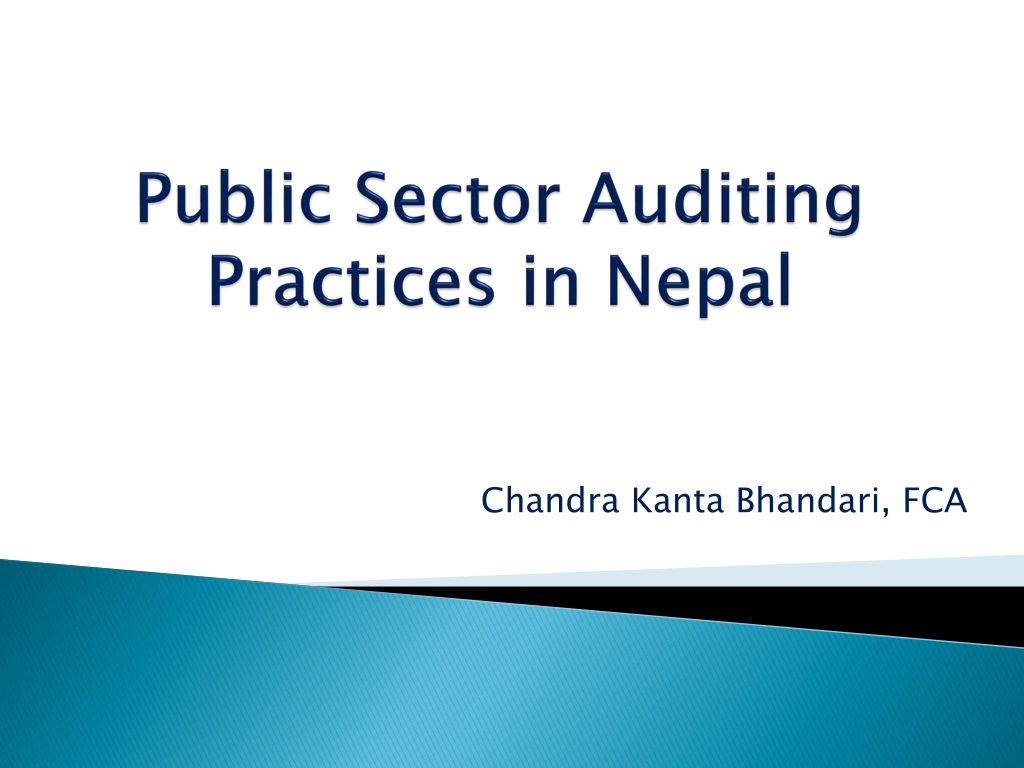 auditing concepts and practices in nepal frameworks irregularities and legal mandat
