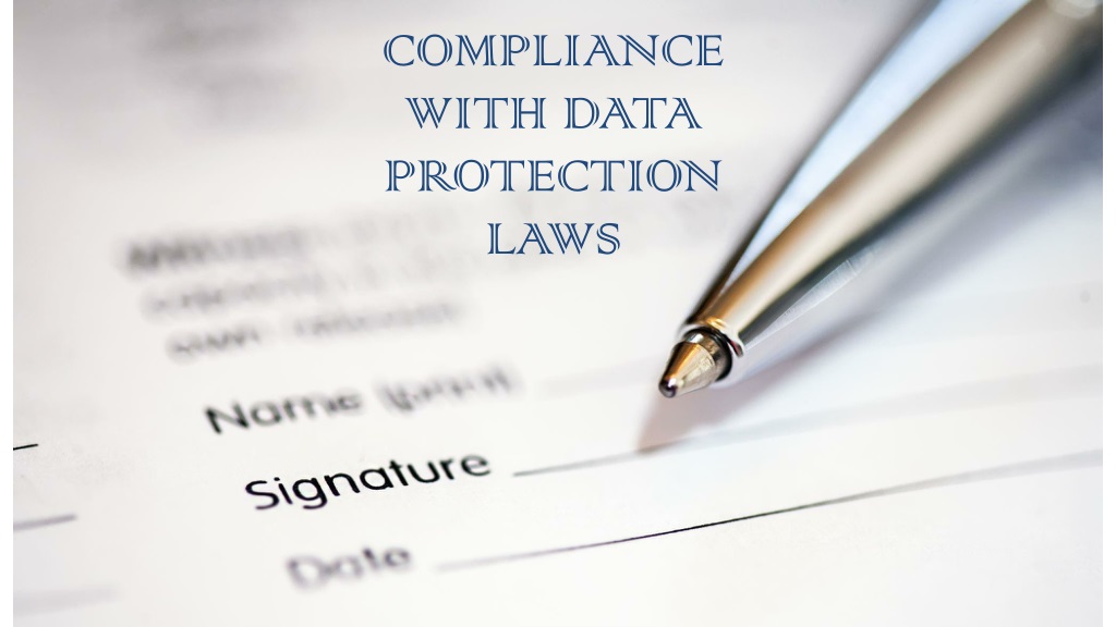 ensuring compliance with data protection laws in ken