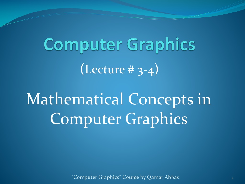 introduction to matrices in computer graphi