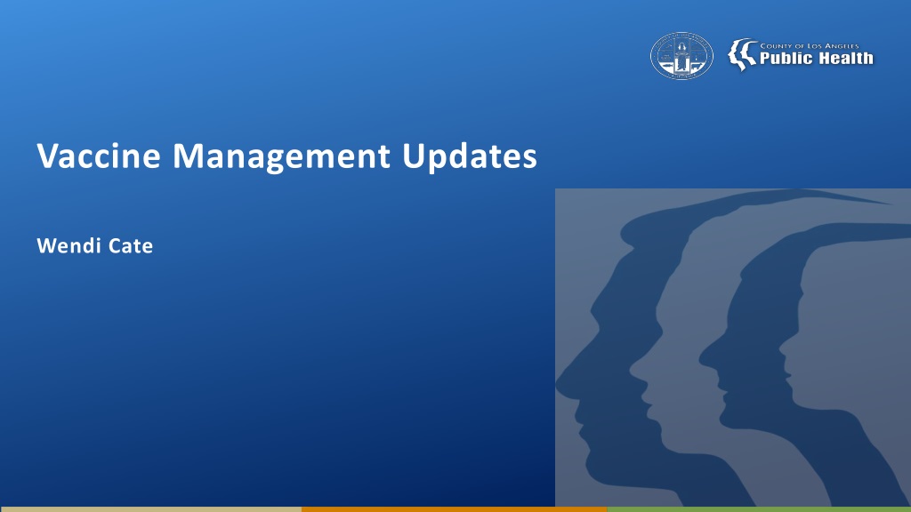 important updates vaccine management transition and jynneos commercializati