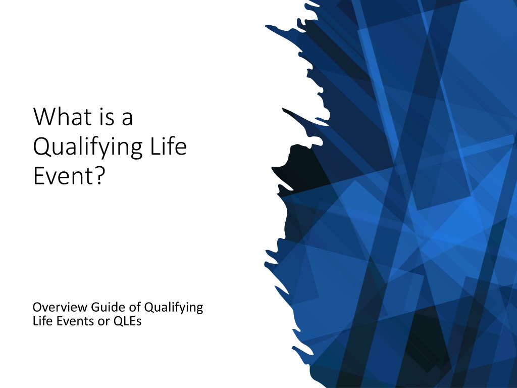 Understanding Qualifying Life Events for Insurance Enrollment
