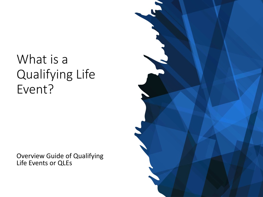 understanding qualifying life events for insurance enrollme