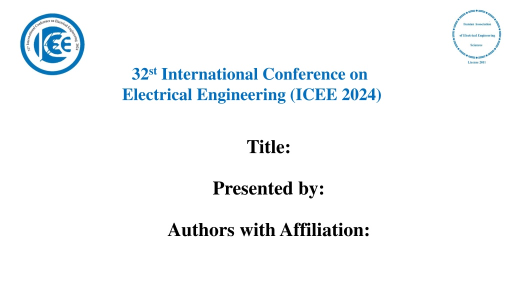 effective presentation design guidelines for icee 2024 conferen