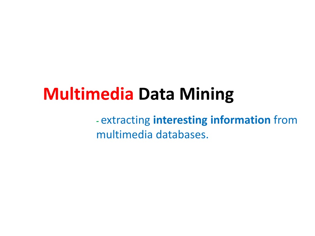 uncovering insights through multimedia data mini