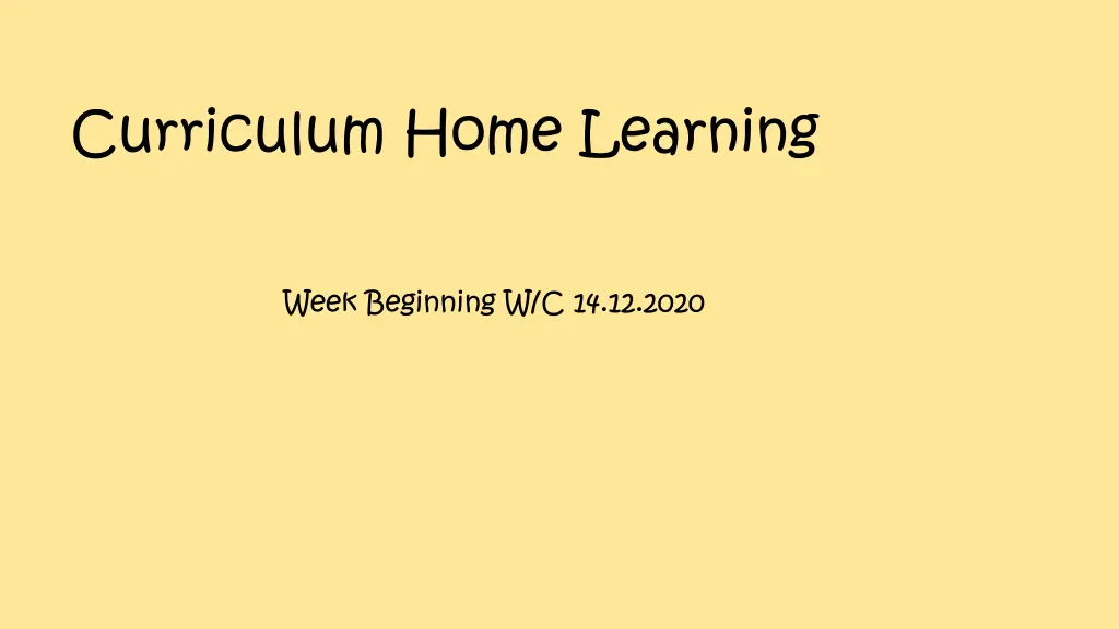 Festive Learning Activities for the Week of 14th December 2020