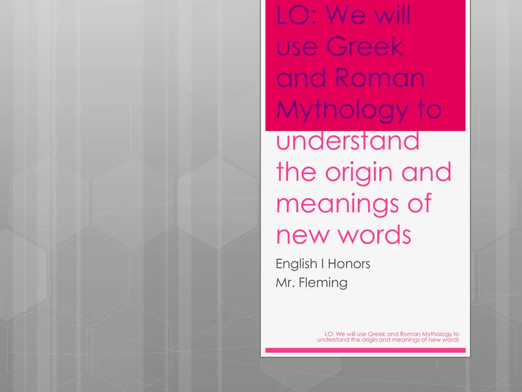 Exploring Greek and Roman Mythology in English Language Origins