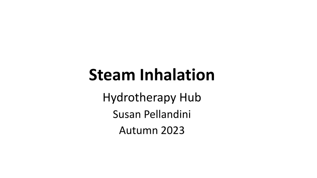 Steam Inhalation Therapy: Easy and Effective Respiratory Remedy