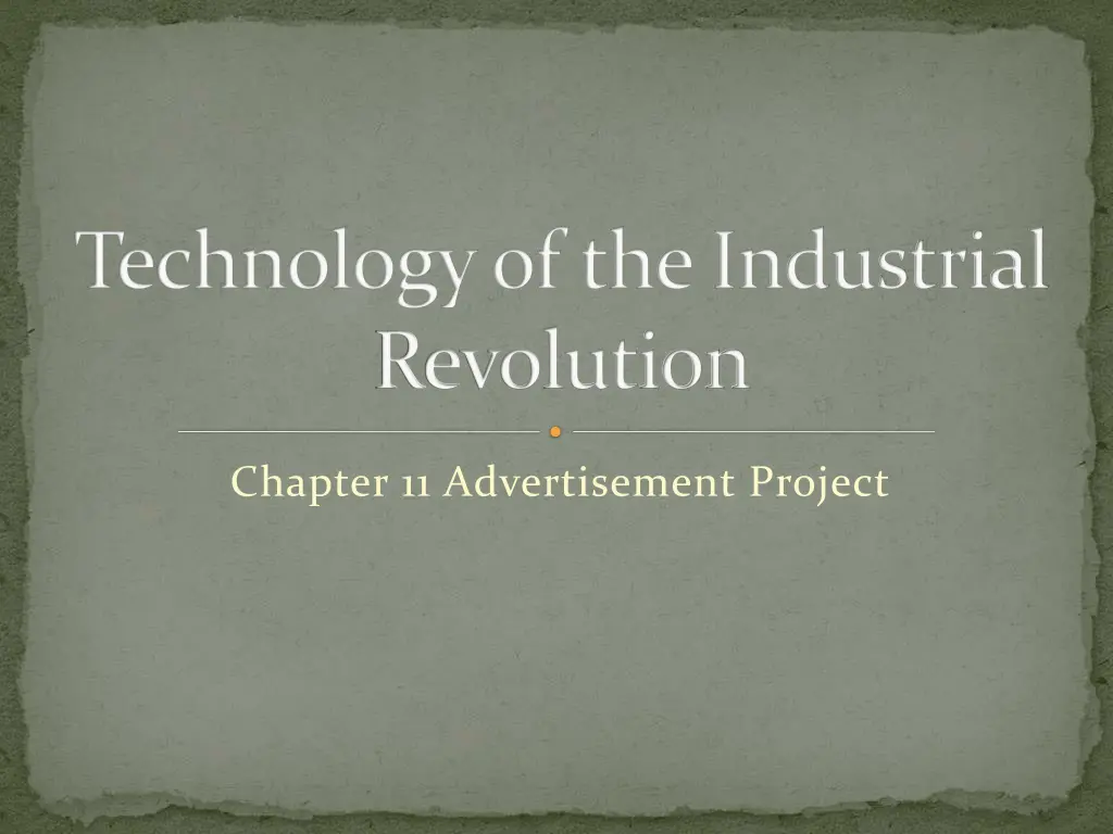 Revolutionizing Technology: A Brief History and Advertisement Project