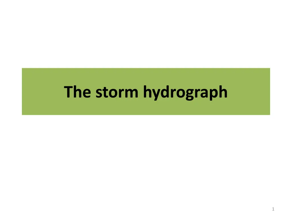 Understanding Hydrographs: Effects of Rainfall, Forests, and Human Activities on River Discharge