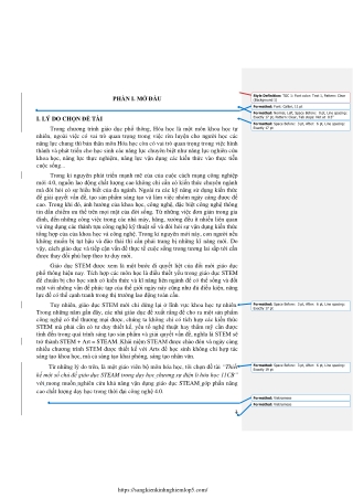 style definition toc 1 font color text 1 pattern
