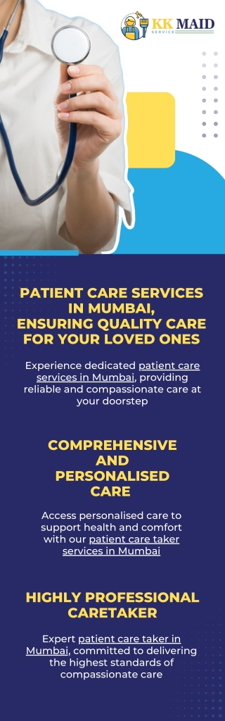 PATIENT CARE SERVICES IN MUMBAI, ENSURING QUALITY CARE FOR YOUR LOVED ONES